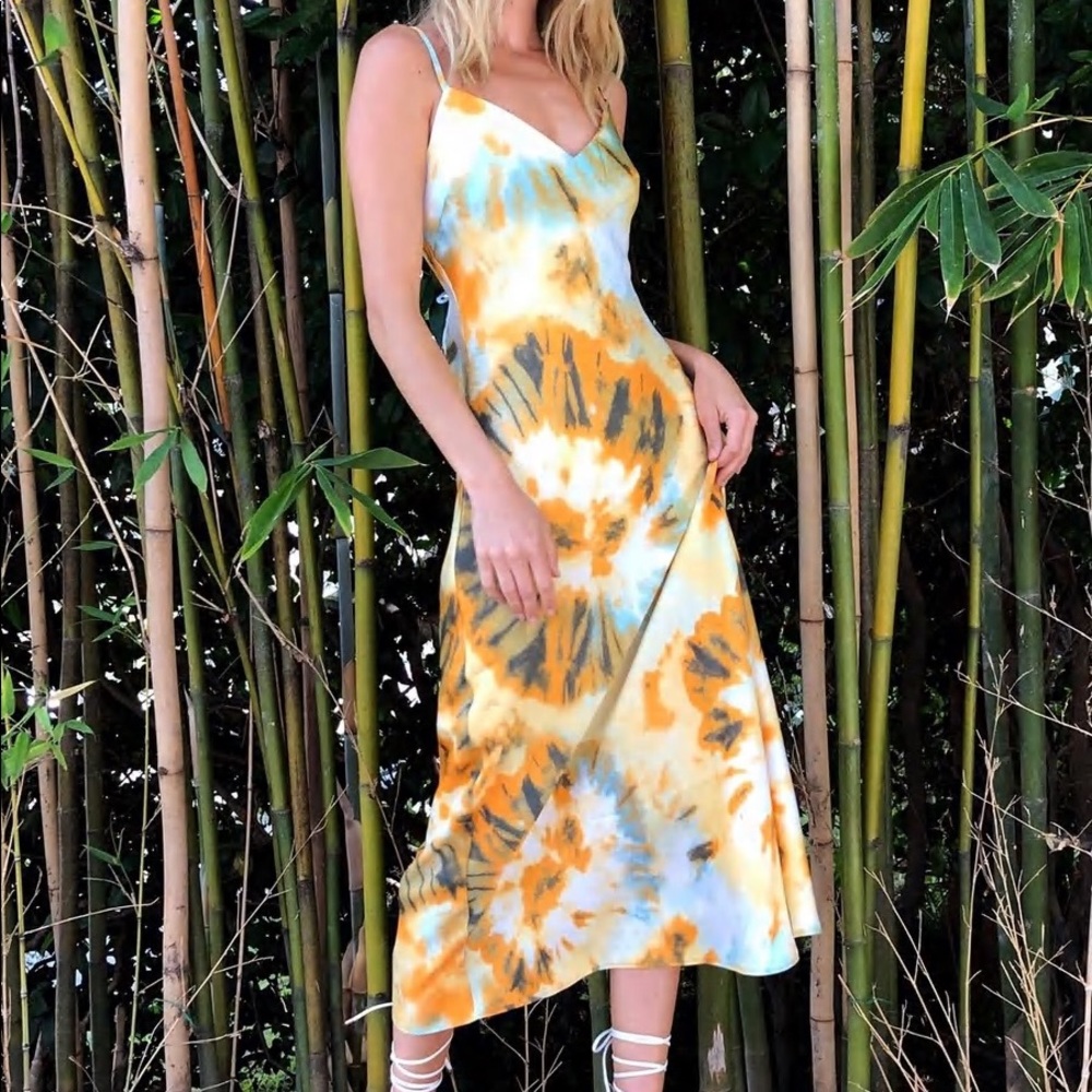 Tie Dye Midi Dress